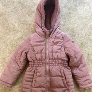 Girls’ DKNY winter coat, size 4/5